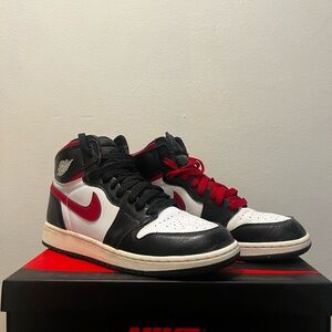 Nike Air Jordan 1 OG High Gym Red - Black and Red Sneakers (Size 6.5GY/8W)